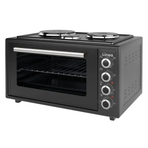 Mini šporet LINEA LMO45-0611 3100W 3 ringle crna - Img 2