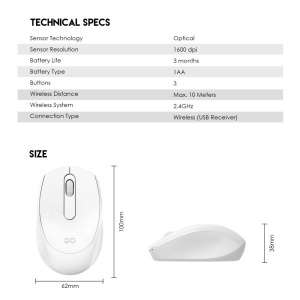 Miš Wireless Fantech W603 GO crni - Img 3