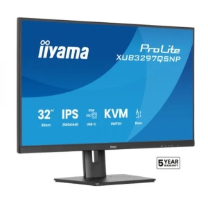 Monitor 31.5" Iiyama XUB3297QSNP-B1 IPS 2560x1440/100Hz/1ms/HDMI/DP/4xUSB