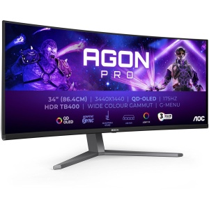 Monitor 34" AOC AGON PRO AG346UCD OLED 3440x1440/175Hz/0.03ms/2xHDMI/DP/zvučnici - Img 1