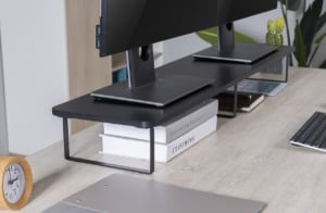 MS-TABLE2-01 Gembird postolje za dva monitora 1000x260x122mm - Img 2