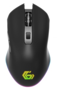 MUSGW-6BL-02 Gembird Punjivi bežièni RGB gaming miš sa 6 tastera Firebolt, 129mm, crni - Img 1