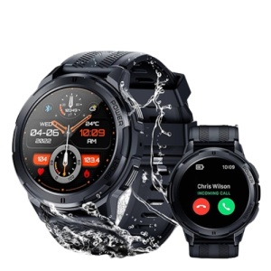 Oukitel BT10 Smart Watch Sport Rugged 410mAh/Heart rate/SpO2/Accelerometer/Crno sivi