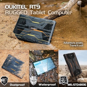 Oukitel RT9 Tablet 4G 10.1” 800x1280/6GB/256GB/11000mAh/GPS/BT/wi-fi/DualSIM/16Mpix/16Mpix/Android14 - Img 2