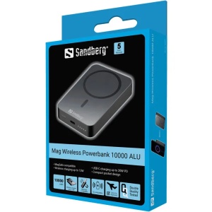 Powerbank Sandberg Mag 420-97 10000mAh Wireless ALU - Img 4