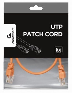PP12-0.25M/O Gembird Mrezni kabl, CAT5e UTP Patch cord 0.25m orange - Img 3