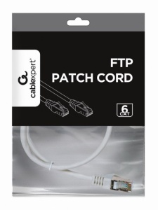 PP6-0.5M/W Gembird Mrezni kabl, CAT6 FTP Patch cord 0.5m white - Img 3