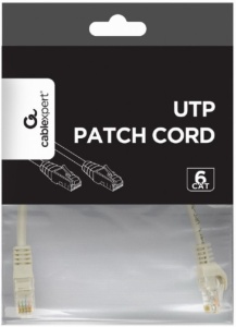 PP6U-0.25M Gembird Mrezni kabl, CAT6 UTP Patch cord 0.25m grey - Img 2