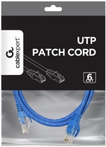 PP6U-1.5M/B Gembird Mrezni kabl, CAT6 UTP Patch cord 1.5m blue - Img 3