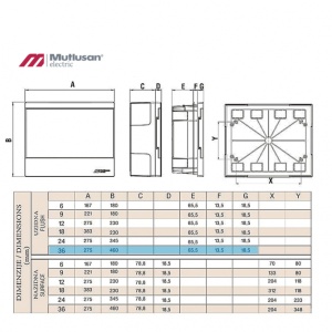 RAZVODNA TABLA 36 U/Z MUTLUSAN - Img 2