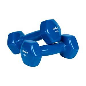 REBEL ACTIVE Bučice tegovi za ruke HEX liveni vinilni par 2x1.5kg RBA-2340-1.5 - Img 2