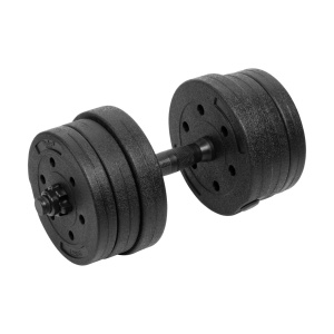 REBEL ACTIVE Podesive bučice sa gumenom oblogom, par 2x10 kg, model RBA-2328-10 - Img 3