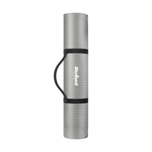 REBEL ACTIVE Strunjača prostirka za jogu, pilates i fitnes 190x100cm debljina 1.5 cm NBR siva RBA-3155-GY - Img 2