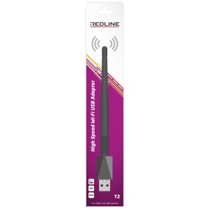 REDLINE Wi-Fi mrežna kartica, USB, 2.4 GHz, 2 dB, 150 Mbps, RT7601 - T2 WiFi antena - Img 1