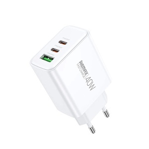 REMAX Strujni Fast punjac Kiddy 1xUSB 3.0 + 2xTIP C 20W RP-U123, beli - Img 3