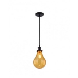 RUSTIK 118 VISILICA 1*E27 BLACK/YELLOW GLASS - Img 2