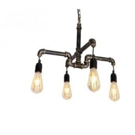 RUSTIK 30 LUSTER P0010-4 4*E27 cupreous - Img 2