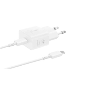SAMSUNG Kućni punjač EP-T2510-XWE sa kablom 25W BELI