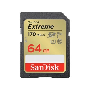 SD Card 64GB SanDisc Extreme SDSDXV2-064G-GNCIN