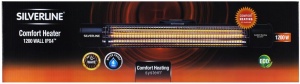 Silverline 26106 Zidna infracrvena grejalica sa halogenim grejaèem, 1200W/600W C-Wave - Img 3