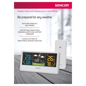Smart meteorološka stanica SENCOR SWS 4100W - Img 2