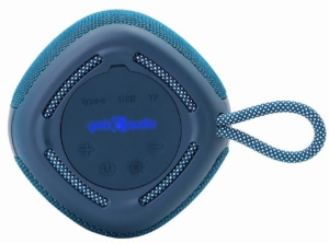 SPK-BT-LED-03-B Gembird Portable RGB LED Bluetooth speaker 5W, BT, FM, TF, USB, Handsfree, blue - Img 2