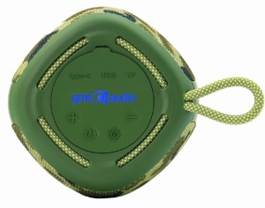 SPK-BT-LED-03-CM Gembird Portable RGB LED Bluetooth speaker 5W, BT, FM, TF, USB, Handsfree, camo - Img 2