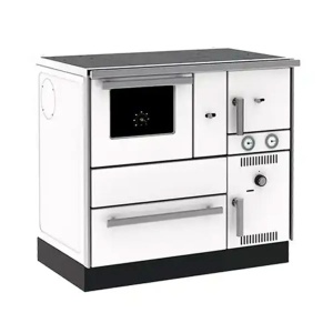 Šporet na čvrsto gorivo Alfa Term 27 NR beli, levi, ECO