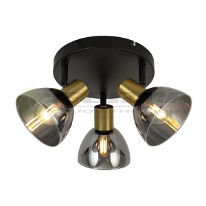 Spot lampa FE407-3R BK+SG - Img 2
