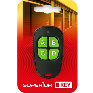 Superior Daljinski upravljač za garažna vrata i kapije, univerzalni - Key - Img 2