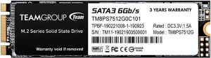TeamGroup M.2 2280 512GB MS30 NGFF SSD SATA3 530/430MB/s TM8PS7512G0C101 - Img 2