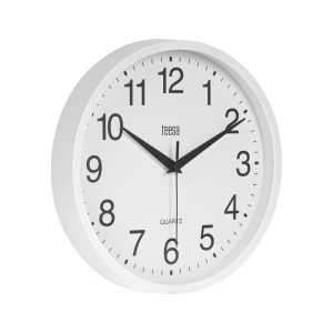 TEESA Zidni analogni sat prečnik 25cm beli TSA0037 - Img 2
