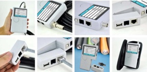 Tester Kablovski LAN Noyafa NF-3468 RJ11/ RJ45/ USB/ BNC - Img 1