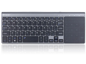 TRACER Bezicna multimedijalna tastatura sa touchpad -om low profile keys crna siva RF 2,4 Ghz