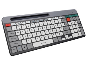 TRACER Bezicna tastatura bluetooth siva RF 2,4 Ghz + BT SHARP - Img 2