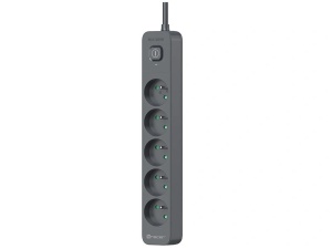TRACER Produzni kabl 1.8m 5 uticnica sa prenaponskom zastitom i prekidacem grafit TRALIS47023 - Img 6