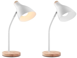 TRACER Stona lampa Scandi E27 max 40W bela Scandi White