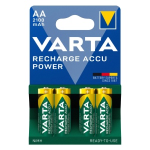 VARTA AA 2100mAh HR6, punjive NiMH baterije (rechargeable VARTA Ready to use) PAK4 (cena po kom.)
