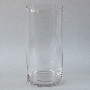 Vaza staklena cilindar dim.Ø12cm,V25cm