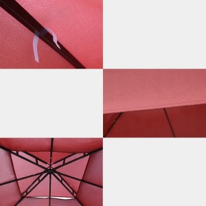 Venturo Gazebo zamensko platno 3x3m Bordo - Img 2