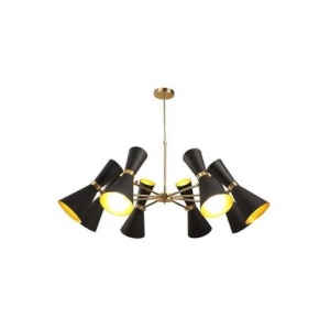 VESTA 230 LUSTER 6*E14 black/gold