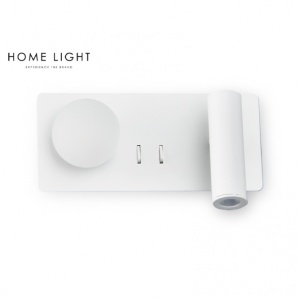 VESTA 478 ZIDNA LAMPA 3W+3W 3000K BELA - Img 3