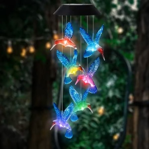Viseća solarna RGB LED lampa "ptičice" 11421 - Img 2