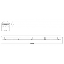 VODODIHT LED LG218A 18W 6500K IP65 - Img 3
