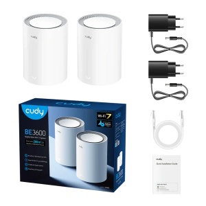 Whole Home Wi-Fi 7 Mesh System Cudy M3600/BE3600 Dual Band(2-Pack) - Img 2