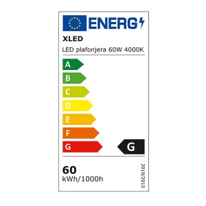 XLED LED plafonjera 60W 4000K IP44 6000lm φ410*65 M. - Img 2