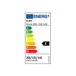 XLED Strela 20W-15W-10W 600mm BL04 IP20/220-240V/110LM/W/RA80/3CCT - Img 2