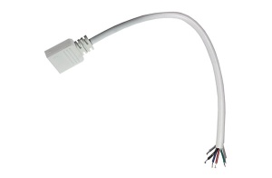 XLED SUN-E19W Konektor za spajanje RGB led trake,ženski,4 pin,15cm - Img 3