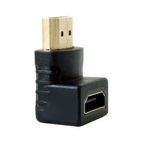 Xwave Adapter HDMI 270 Degree Right Angle,HDMI muško-ženski,gold plated - Img 1