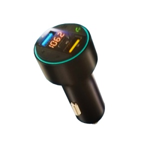 Xwave BT 40 FM transmiter za kola,Bluetooth,LED,USB,3D Surround,USB-TypeC PD30W+QC3.0 brzo punjenje